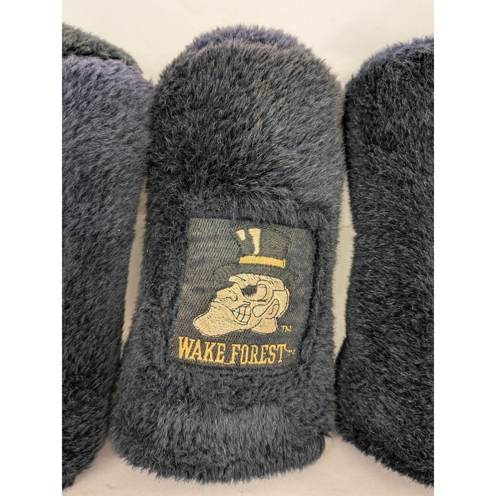 3 Wake Forest University Demon Deacon Golf Club Driver Head Cover Plush - Picture 7 of 11